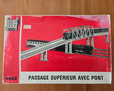 Jouef 2674 Ho Passage Supérieur Courbe Rails Acier Sans Boite