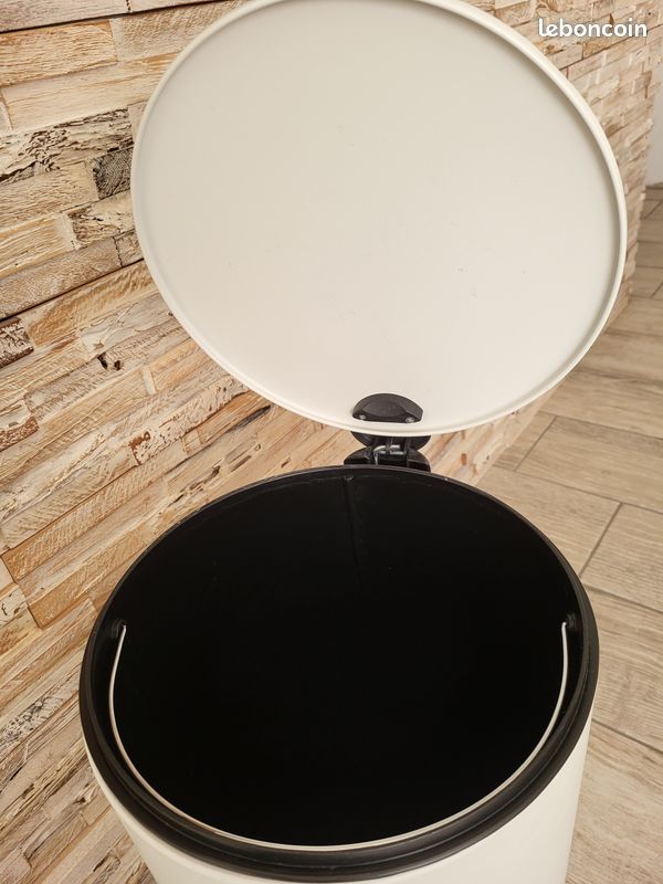 Poubelle à Pédale En Inox, 3L ARGENT