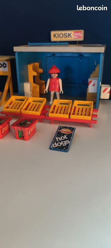 PLAYMOBIL_ 3418_ZOO KIOSK_ plus Geschirr und 1 Fahrrad extra_ Vintage_ mit OVP EUR 39,50