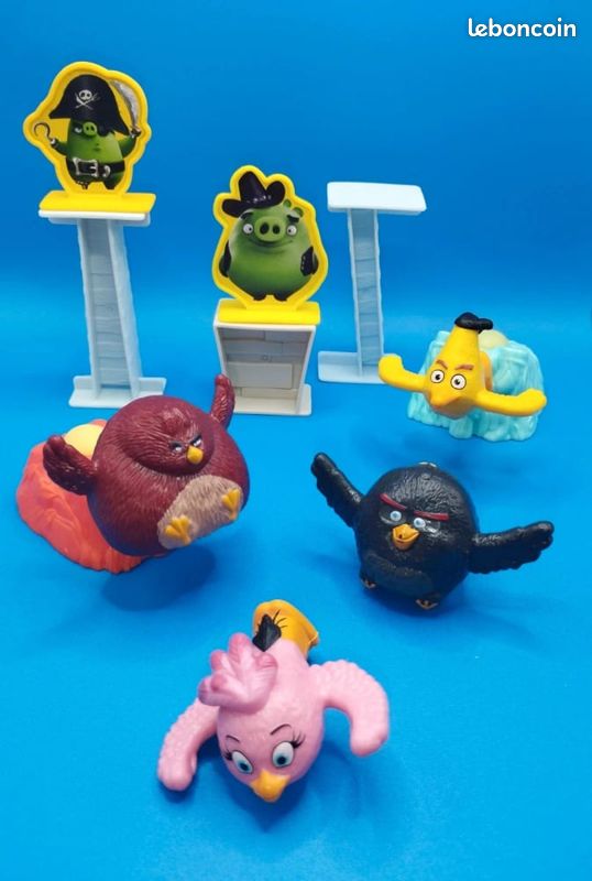 Lot de jouets Angry Birds – McDonald's 2016 – 13 pièces