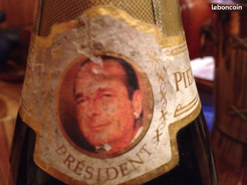 Bouteille de champagne Jacques Chirac 1995 (image 3)
