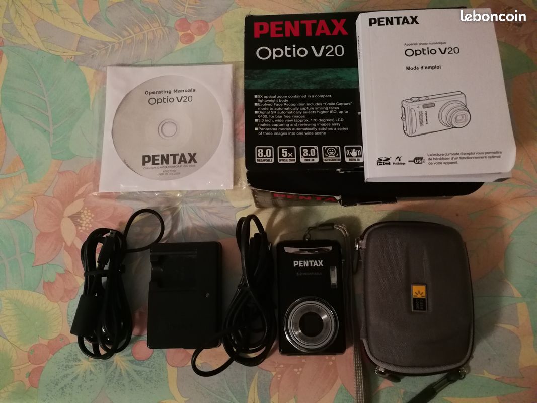 Appareil Photo Numérique PANTAX Optio V20 Photo, audio vidéo