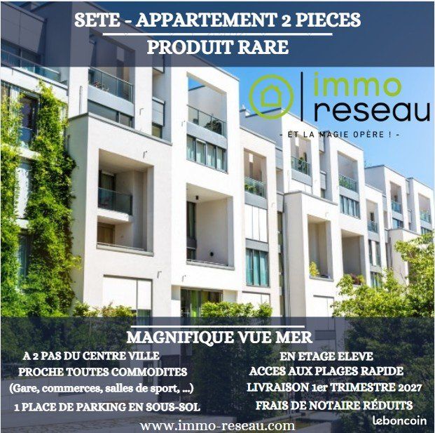 Appartement 2 pièces 49 m² · à Sète · 49 m² · 239 000 €