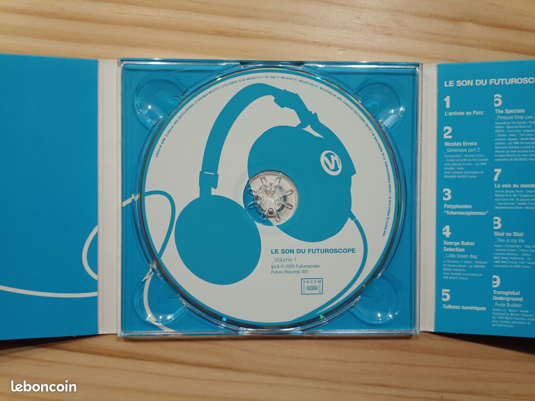 CD Le son du Futuroscope Volume 1 (image 4)