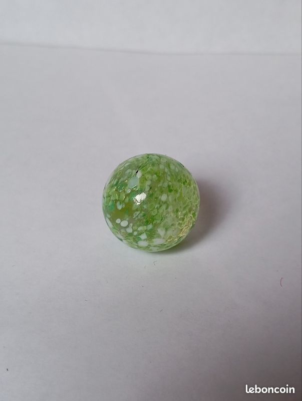 Lustre - Fer, Laiton - convolute de verre opale