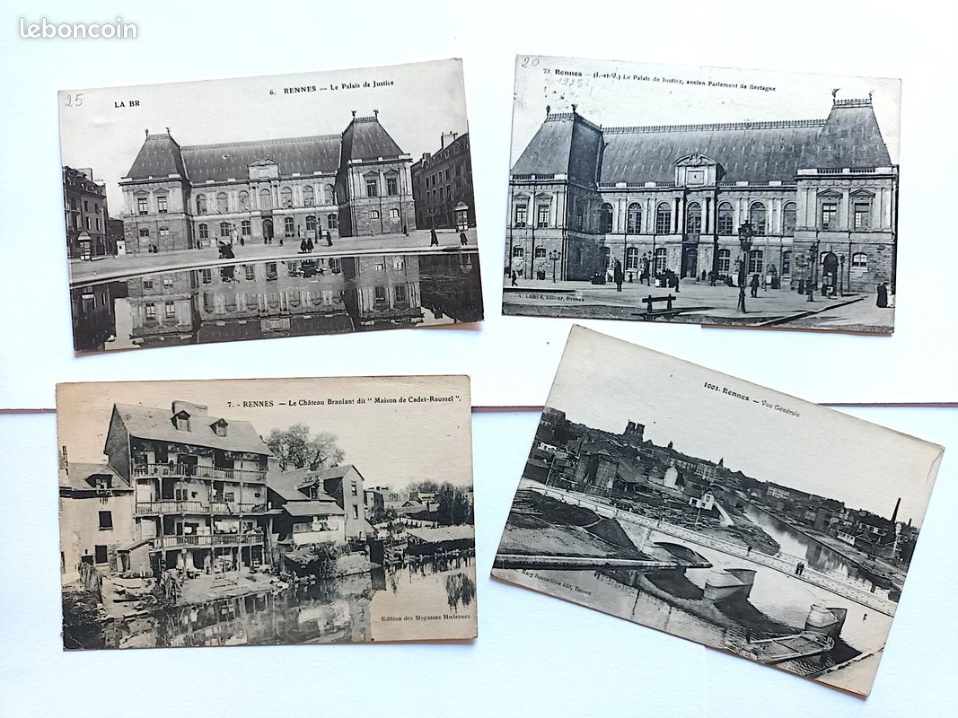 9 cartes anciennes de Rennes (image 2)