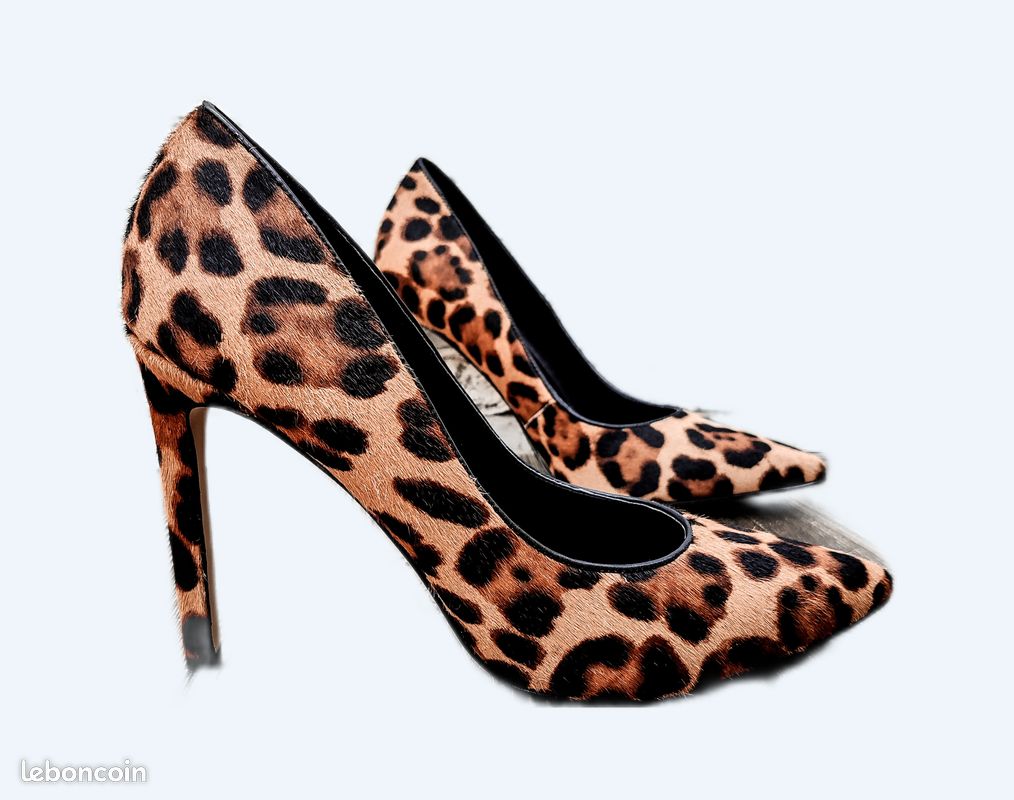 Chaussures femme 38 escarpins léopard Chaussures
