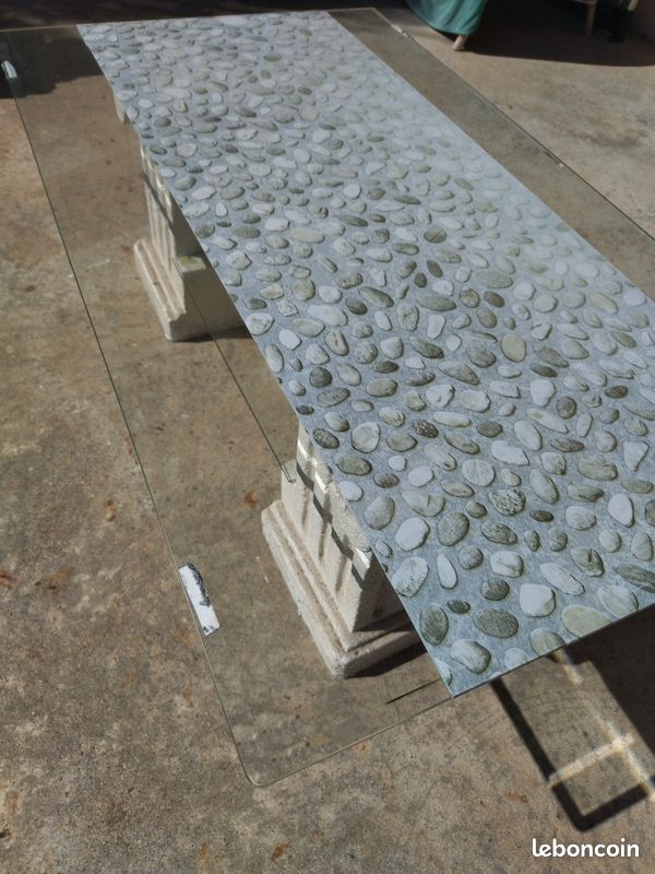 TABLE BASSE en verre (image 1)