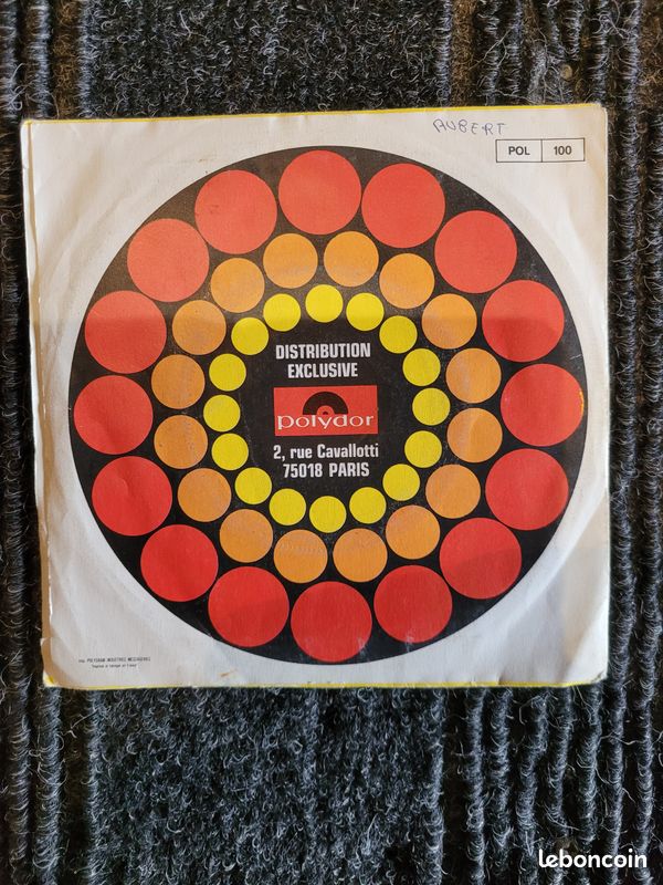 Vinyle 45 tours BO film Viens chez moi j'habite chez une copine de Renaud avec Michel Blanc (image 2)