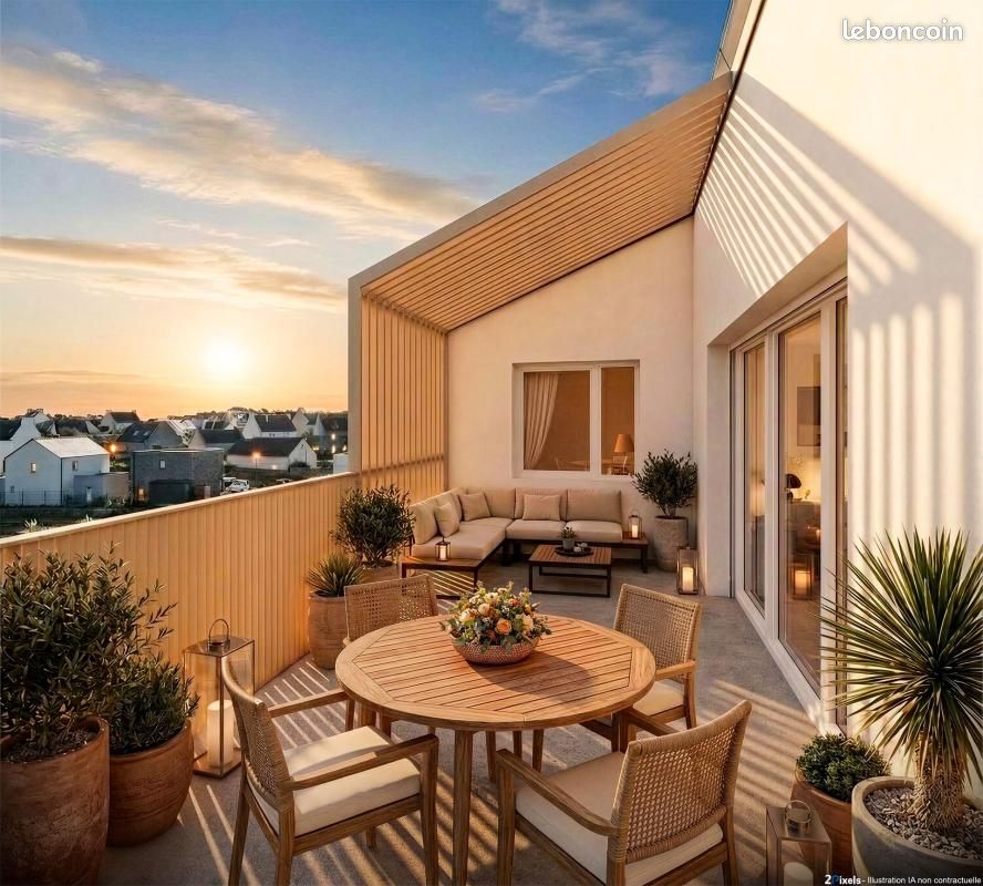 Appartement 3 pièces 61 m² · à Roscoff · 61 m² · 232 000 €