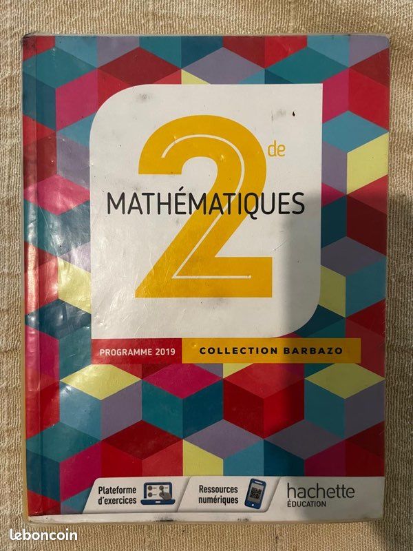 📐🔬 LOT Manuels Lycée – Seconde (Maths & Sciences) - Livres