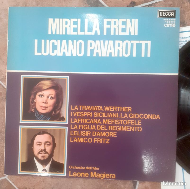 Lot de 4 albums vinyles 33 tr Pavarotti (image 11)