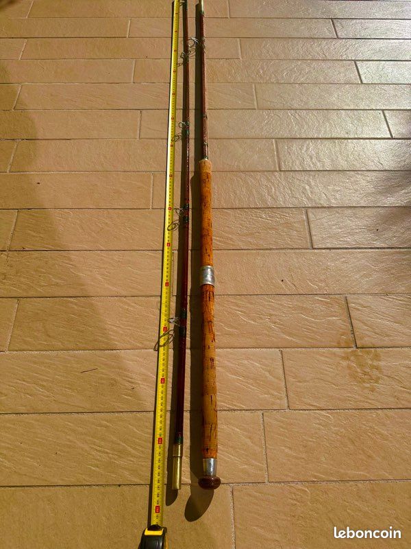 CANNE A MOUCHE SAUMON En Bambou Refendu Hardy The 3 C 7b242f1afa