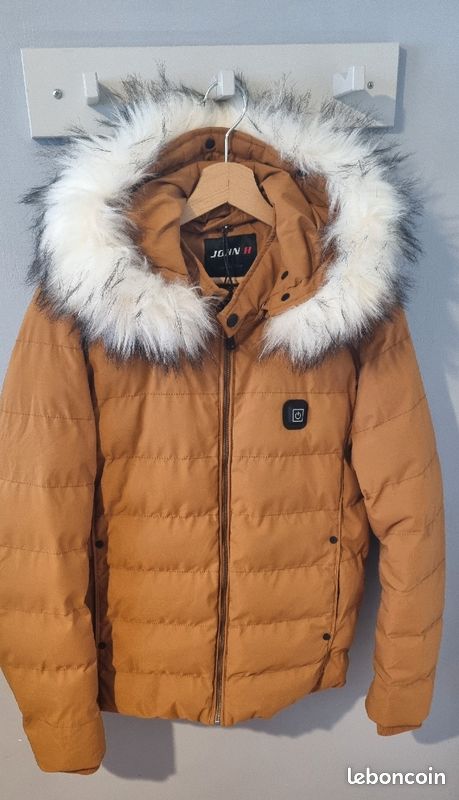 Doudoune Chauffante Doudoune Fourrure Homme Marque Veste Doudoune