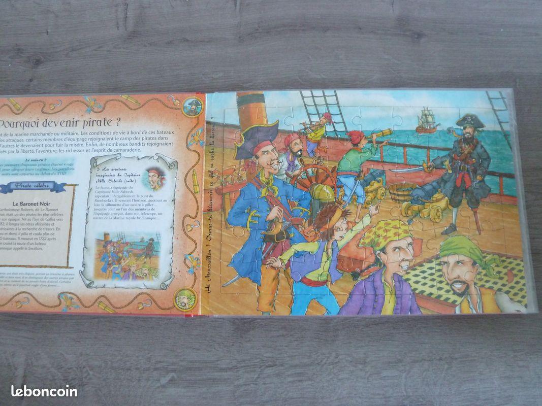 Livre puzzle Les Pirates (image 2)