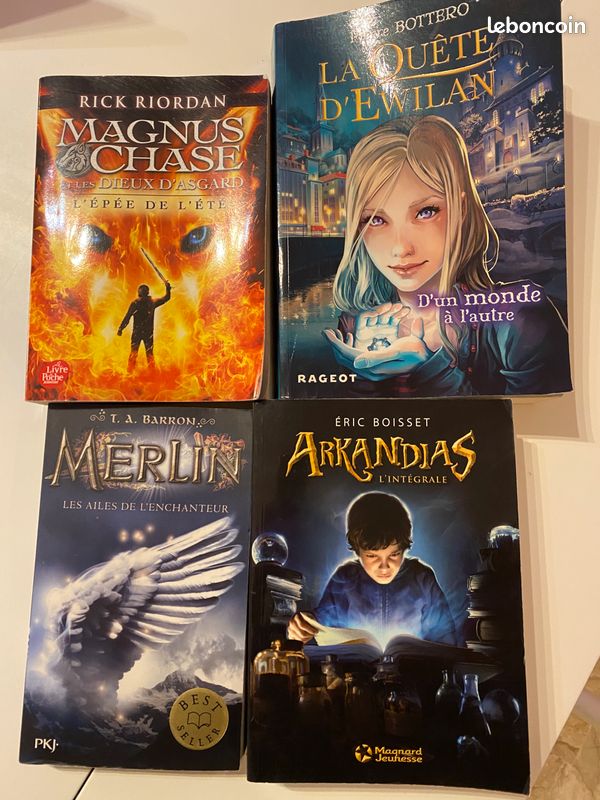 Lot de 4 livres ado fantastique (image 1)