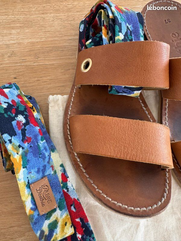 Rubans Deothie Sandales Sandales Cuir Les Rubans De Déothie Chaussures