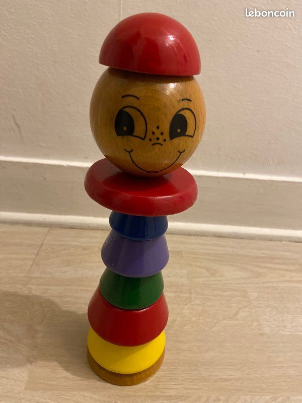 Bonhomme tout en bois à empiler (image 3)