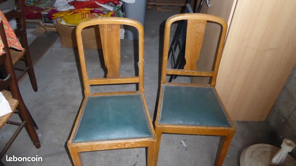 Anciennes chaises année 60-70 (image 1)