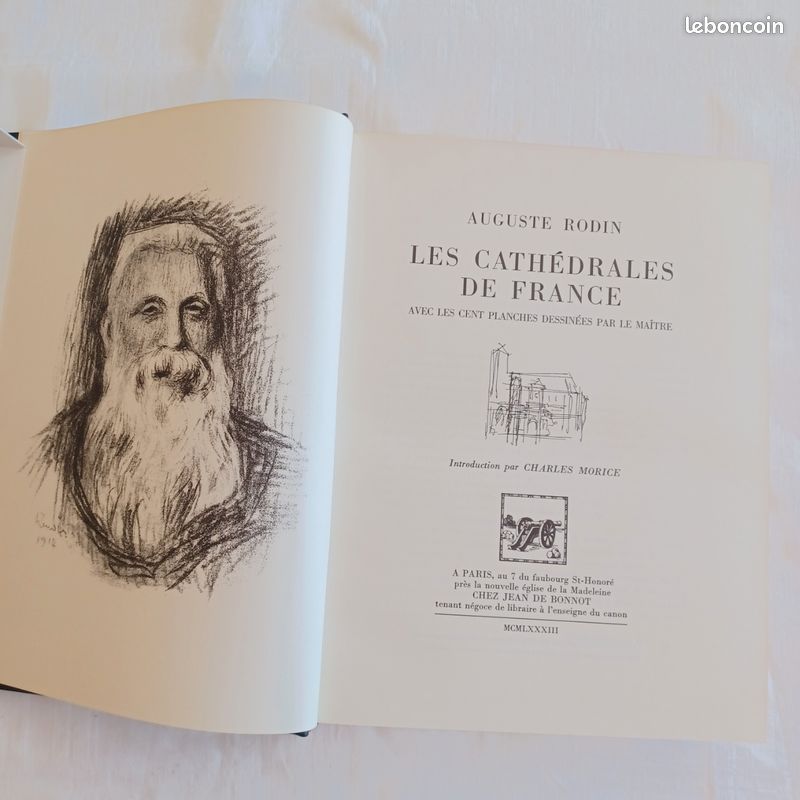 1 livre d'art de Rodin LES CATHÉDRALES DE FRANCE edts j de Bonnot (image 6)
