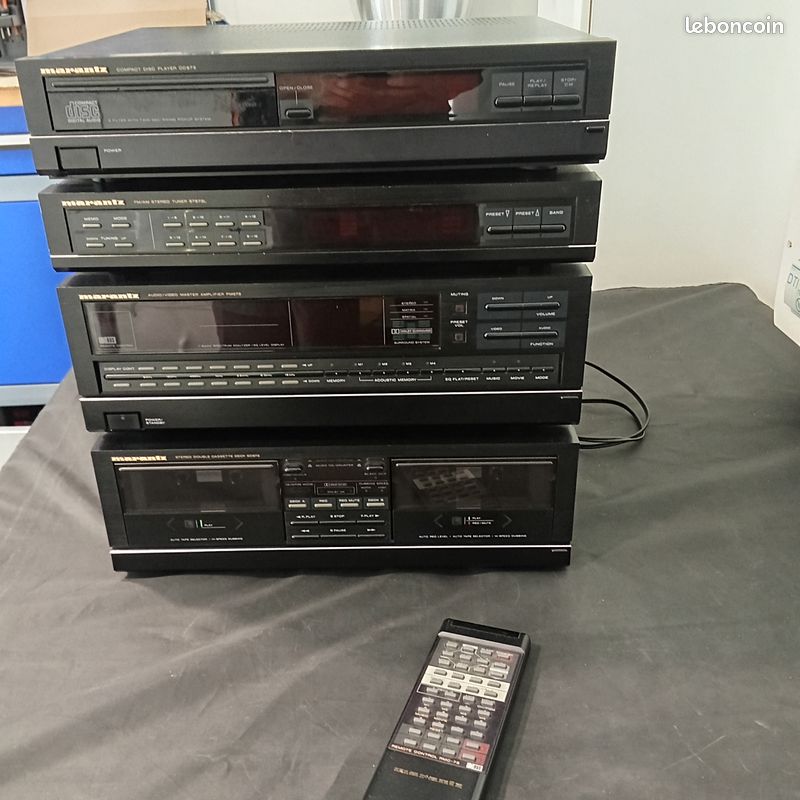 CHAINE HIFI MARANTZ sc-500 sm-500 st-450 cd-74 vintage Occasion Ok EUR