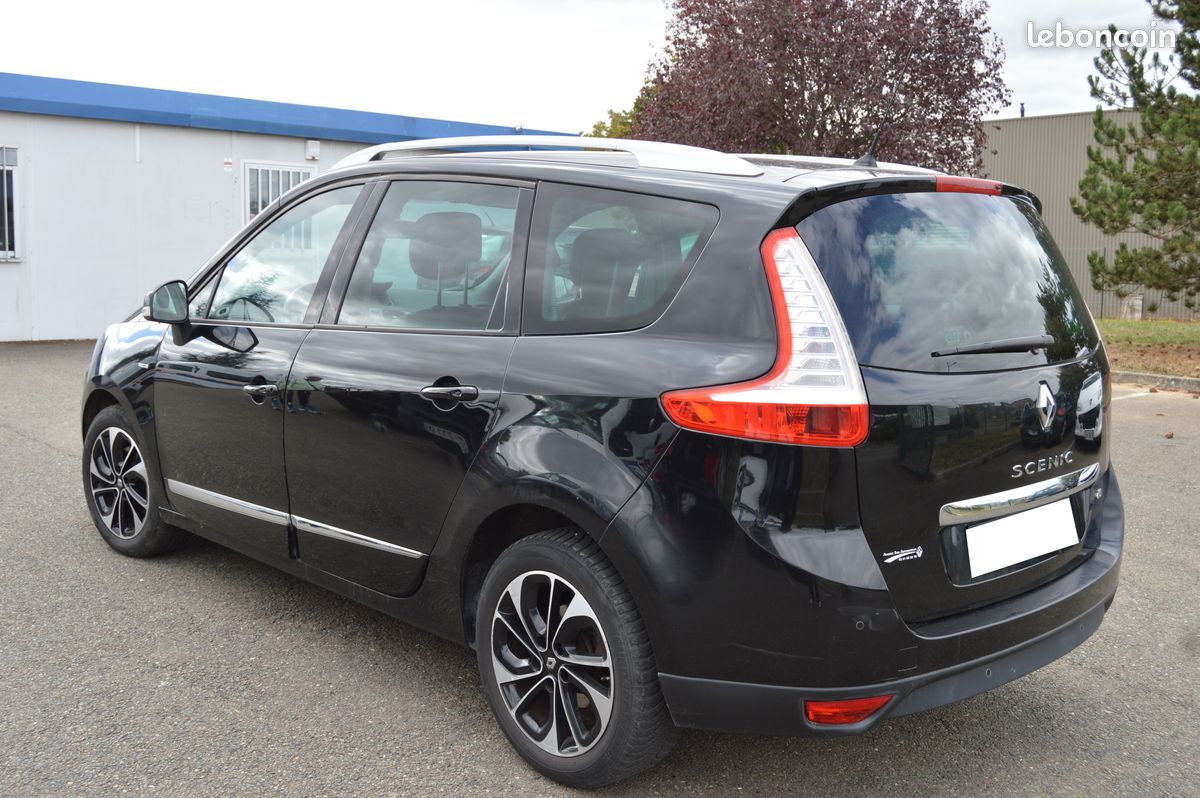 Renault Grand Scénic 7 Places 1.6l Dci 130CH- Energy Bose Edition - Régulateur - Bluetooth - Clim Auto - Semi-Cuir - Ct Ok (image 2)