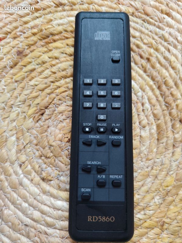 Télécommande Philips RD 5769/00 Pour Lecteur CD - Occasion En Très Bon état - Nettoyée