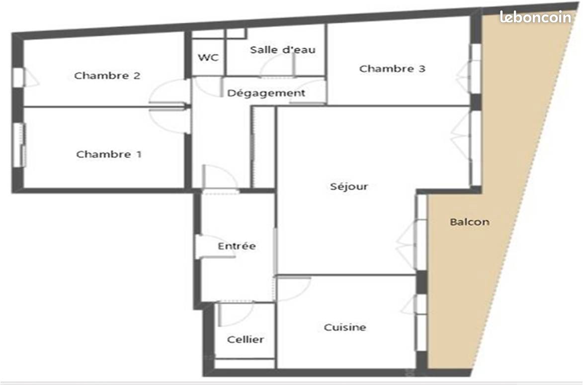 Appartement 4 pièces 91 m² (image 10)