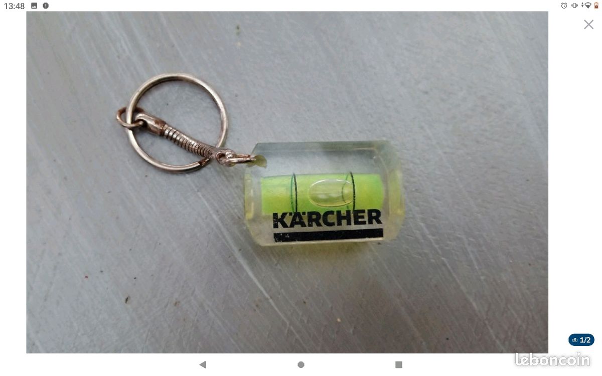 Kabelmeister Mini Niveau à Bulle Avec Porte-Clés Fluo – Ultra Pratique Et Visible !