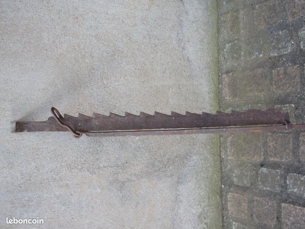 Crémaillère très ancienne forgée main (image 4)