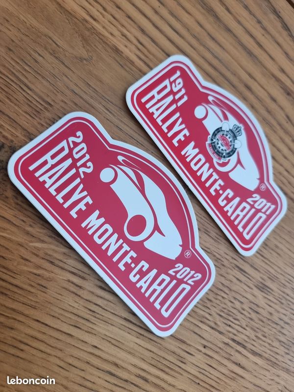 Autocollant/Sticker Rallye Monte Carlo 2013 - Excellent état