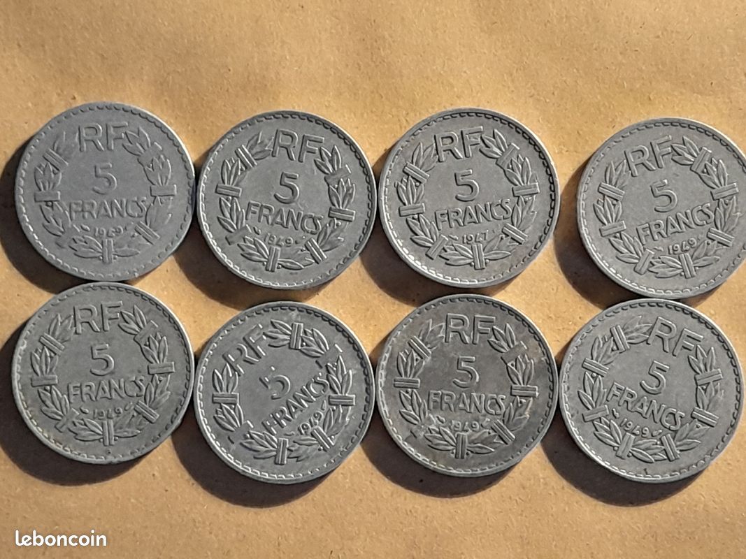 5 francs Lavrillier, nickel 1947 (image 2)