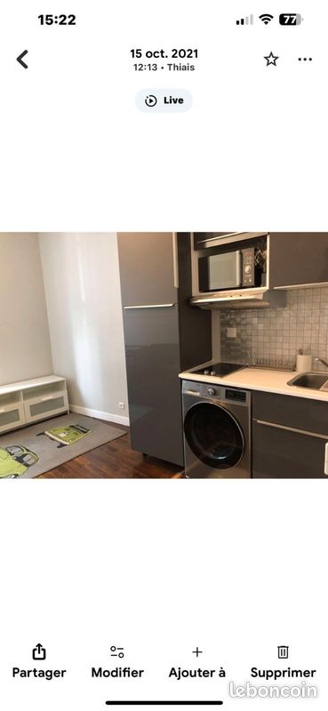 Appartement a louer thiais - 2 pièce(s) - 22 m2 - Surfyn