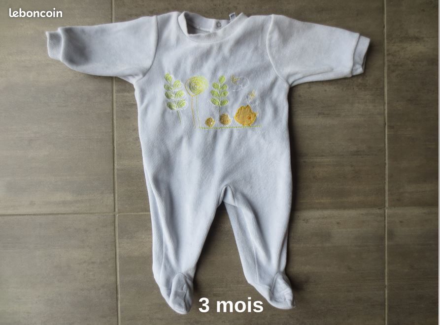 Lot de 5 pyjamas bébé 3 mois (image 11)