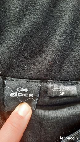 Pantalon de ski enfant mixte 12 ans Etirel gris chiné - Vêtements