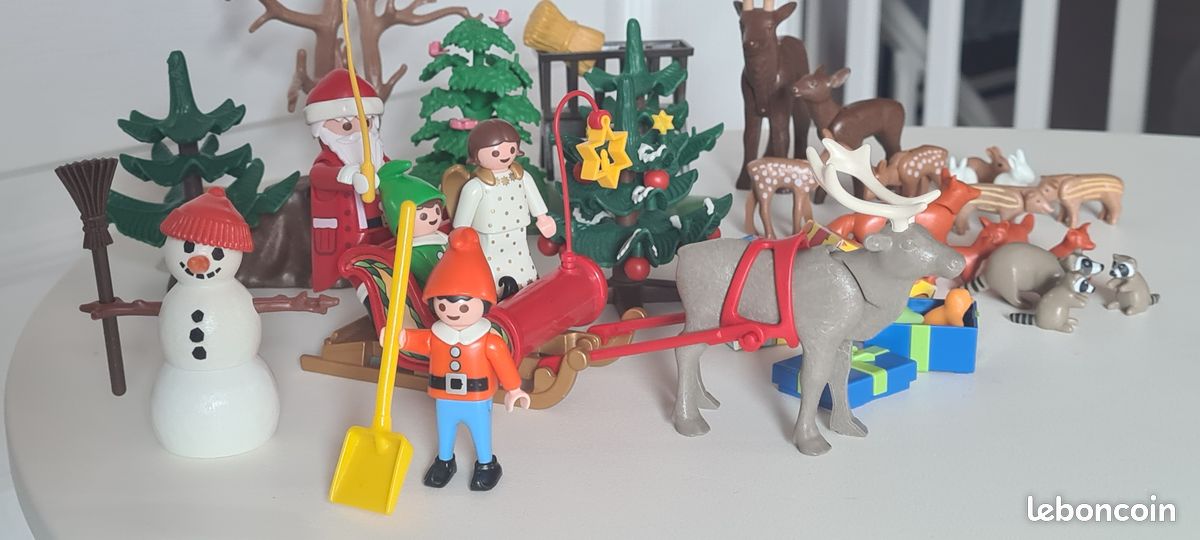 Playmobil animaux de la forêt avec père Noël (image 16)
