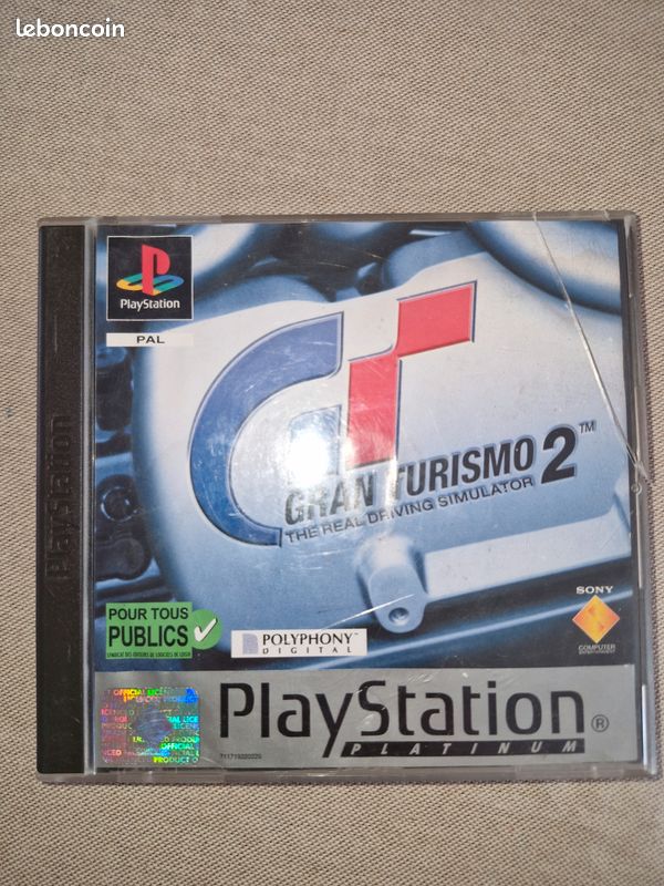 Gran Turismo 2 - Jeu PS1 Platinum Complet Version Française (Sony)