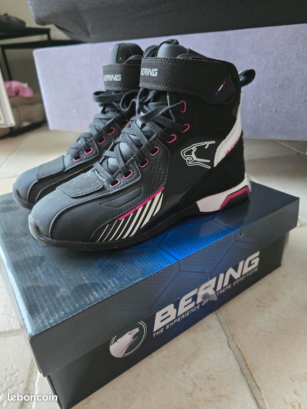 Bering Chaussure Moto Basket Basket Moto Bering Lady Tiger 38
