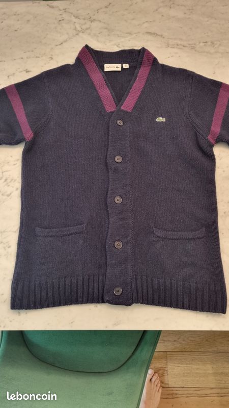 Cardigan Lacoste XL (neuf) (image 2)