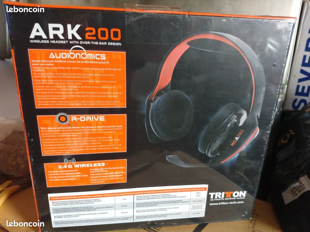 Casque Tritton Auriculares Tritton Ark 200 Rgb Wireless Tritton