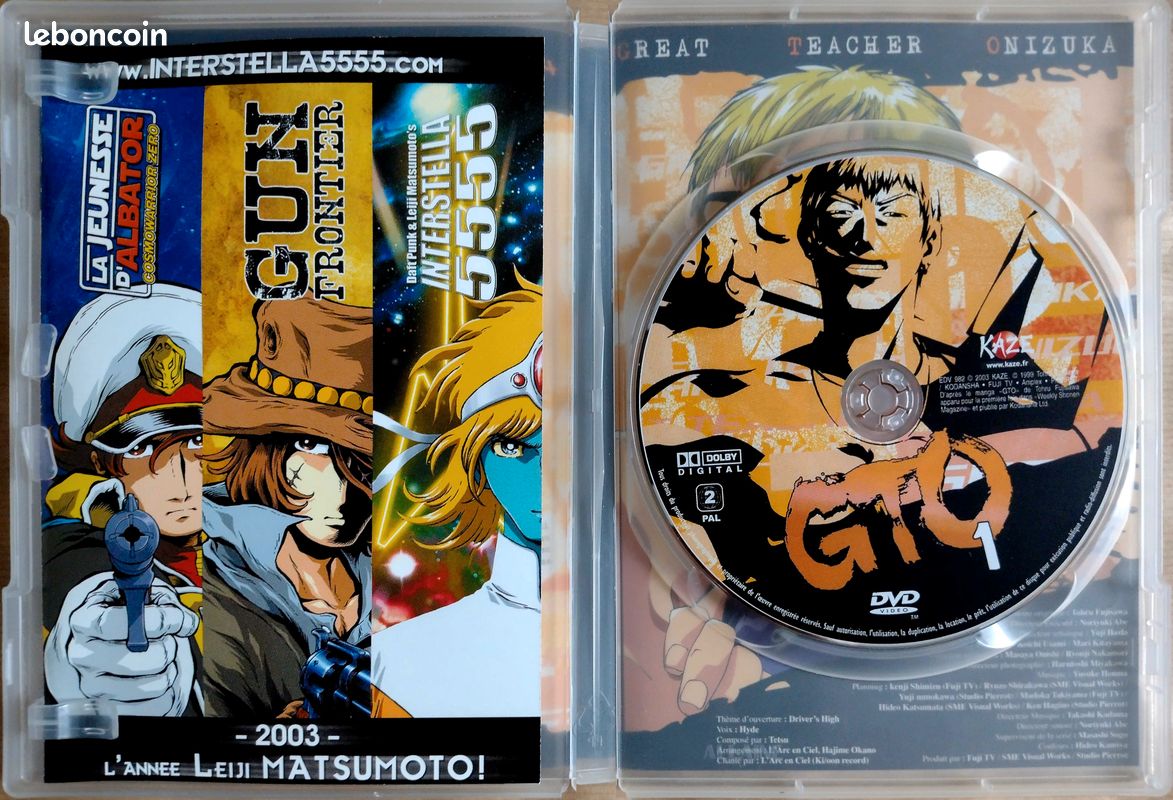 GTO Vol.1 - GREAT TEACHER ONIZUKA - Mangas en DVD (image 3)