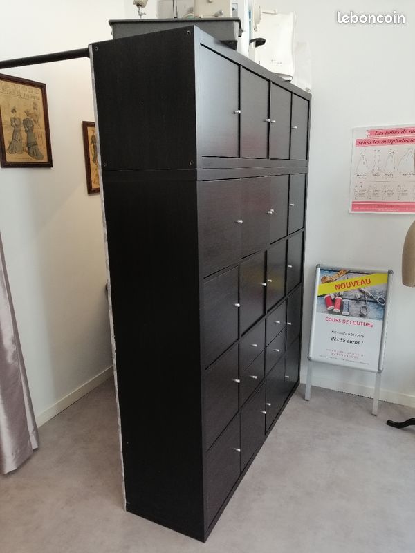 Grande Étagères kallax ikea Brun foncé 189*147*40 (image 2)