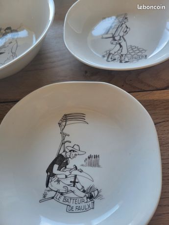 Service à café 14 pièces porcelaine Patrick Viant Benard | Selency