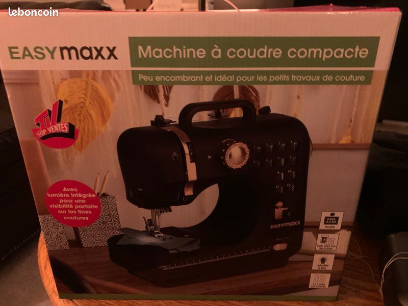 Machine à Coudre Portable EASYmaxx 02927 - Compacte De Poche, Idéale Pour Ourlets Et Retouches Rapides En Voyage