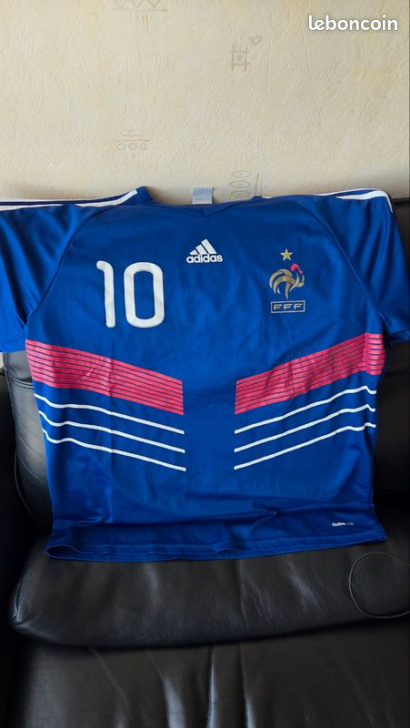 Équipe De France T-shirt FFF Benzema – Collection Officielle – Coton, Tailles Enfant Et Adulte