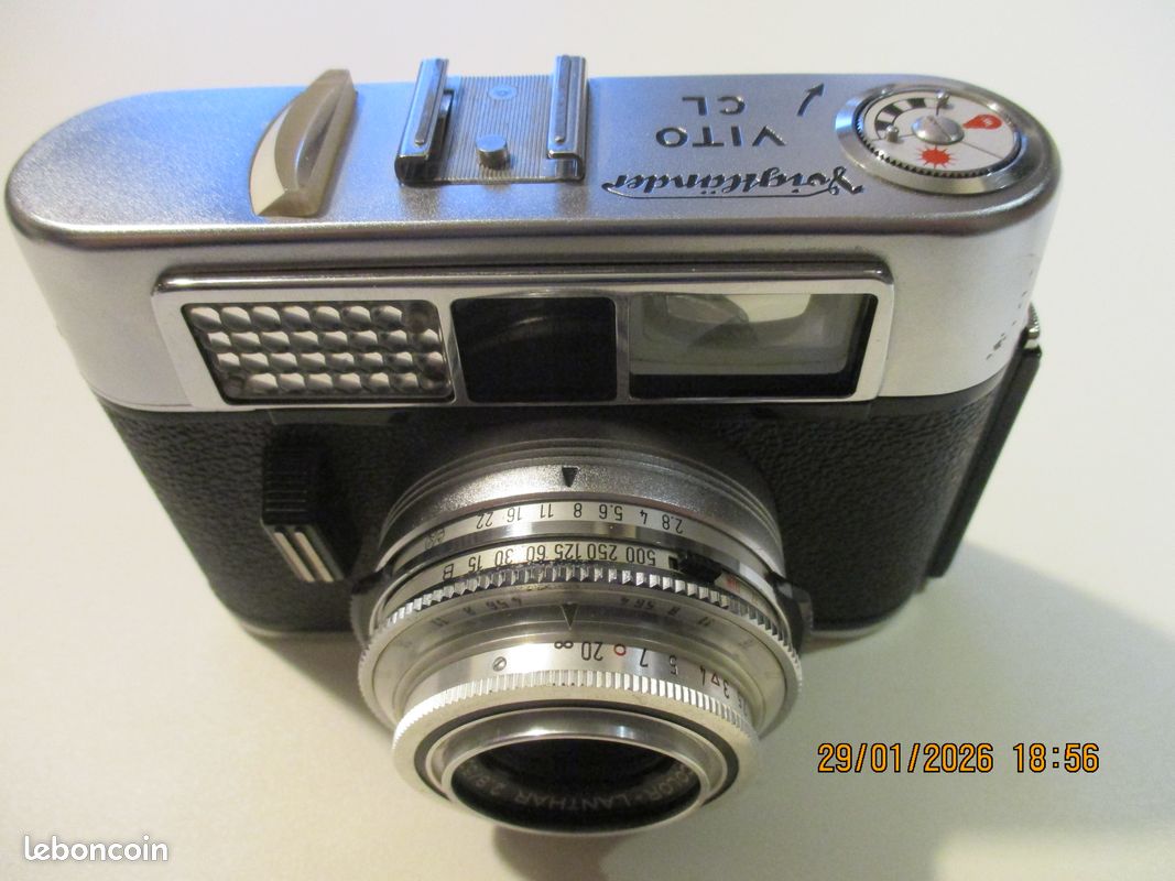 Appareil Photo Vintage Voigtländer Vito CL - Format 35mm, Objectif Fixe, Occasion Fonctionnel