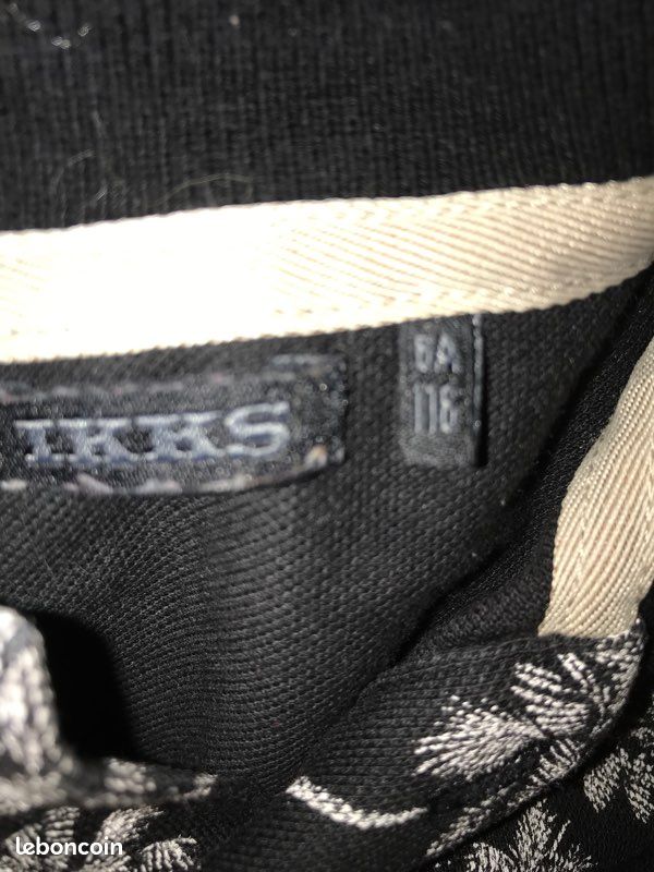 Ensemble IKKS : tee-shirt polo et short 6 ans (image 3)