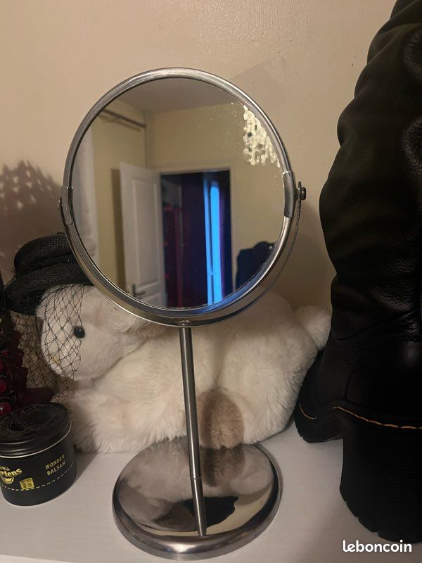 Miroir double face sur pied (image 1)