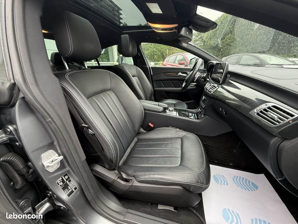 MERCEDES CLS 350 d - BVA 9G-Tronic Plus Sportline 4-Matic - BVA GPS + TOIT OUVRANT + CAMERA AR (image 14)