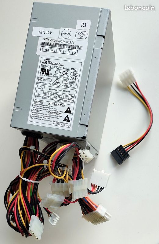 Alimentation PC ATX 250W (image 1)
